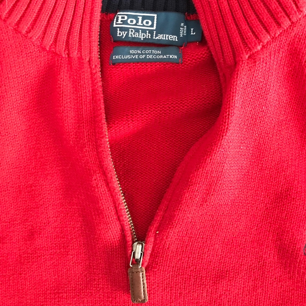 Red Polo by Ralph Lauren Knit Sweater - Picture 5 of 5